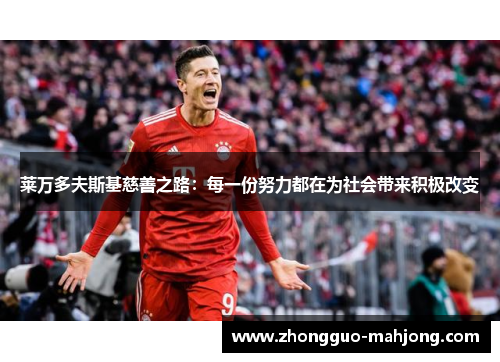 莱万多夫斯基慈善之路：每一份努力都在为社会带来积极改变