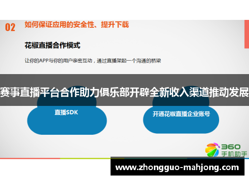 赛事直播平台合作助力俱乐部开辟全新收入渠道推动发展
